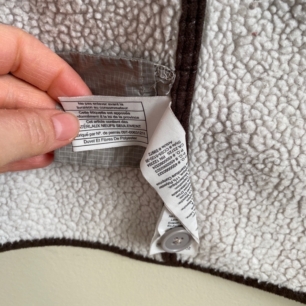 ARITZIA Community Autonomy Military Edition Fishtail Shearling *LINING ONLY* - Picture 4 of 9